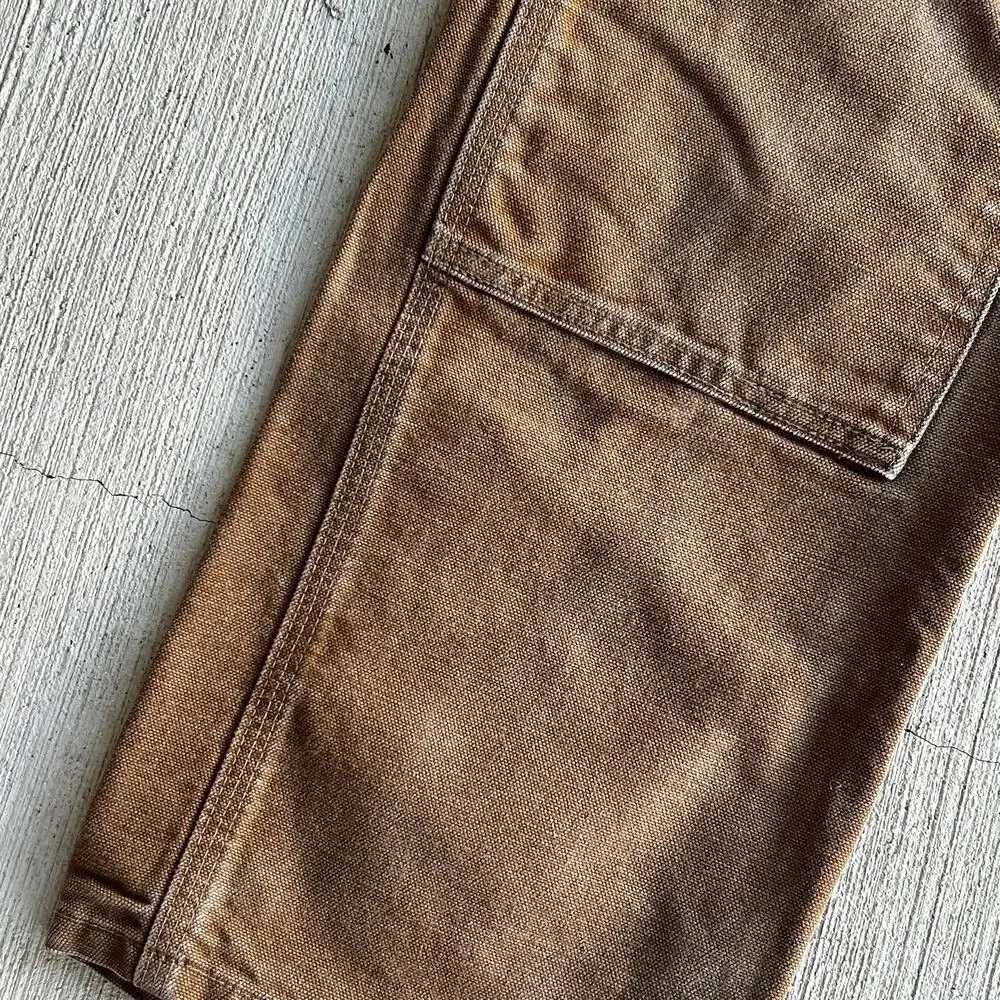 Carhartt brown double knee work wear carpenter pants